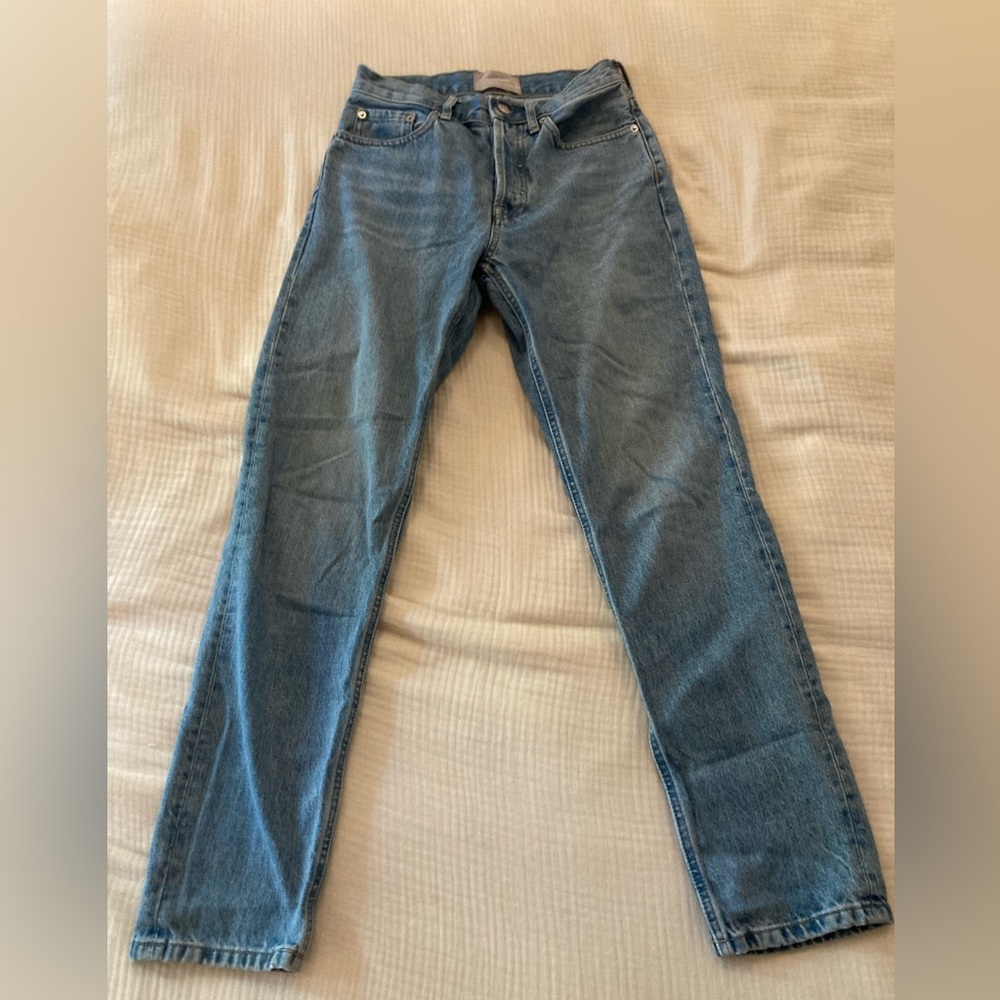 everlane cheeky high rise straight jean